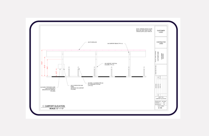 Top-down satellite photo of a layout for a BESS site. The site has 30 Sungrow ST3727kWh(L) battery boxes and 15 Sungrow SC3450UD-MV PCS units, placed in orderly rows on a grassy field. Site requirements comprise the site boundary, main gates, internal walkways, control room, HV SAT, and utility substation.